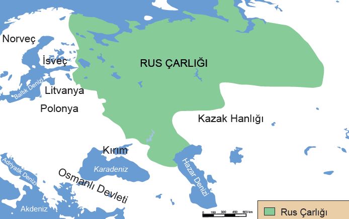 XVII. yüzyılda Rus Çarlığı