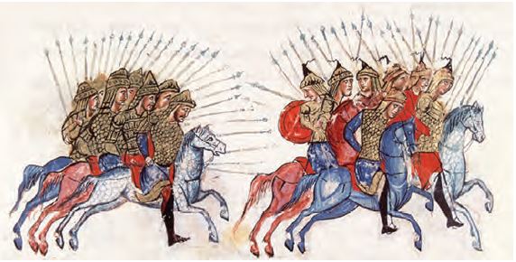 Bizans Müslüman mücadeleleri (Minyatür)