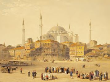 İstanbul’da bulunan Ayasofya Camii (Temsilî)