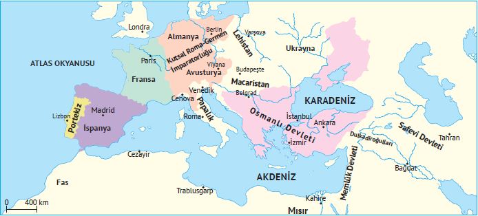 XVI. yüzyıl başında Avrupa ve Osmanlı Devleti
