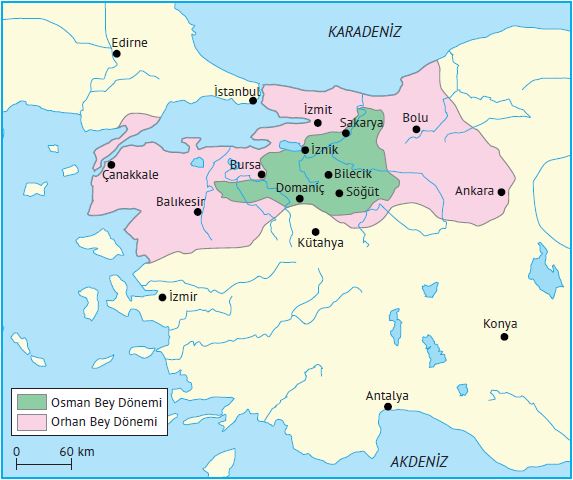 Osman ve Orhan Bey dönemlerinde Osmanlı Devleti